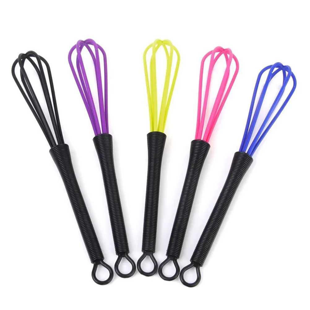 Hand Mixer Whisk Plastic Stirrer Drinks Salon Mixer Egg Blender Cordless Hand Dough Whisk Mini Stand Dye Cream Stirring Rod 1 Pcs