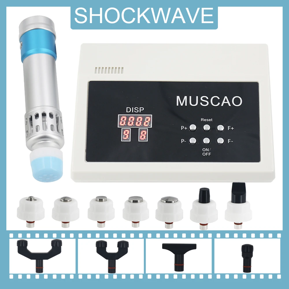 

Professional Shockwave Therapy Machine ED Treatment 2 In 1 Chiropractic Tool Neck Shoulder Pain Relieve Body Relax Massager