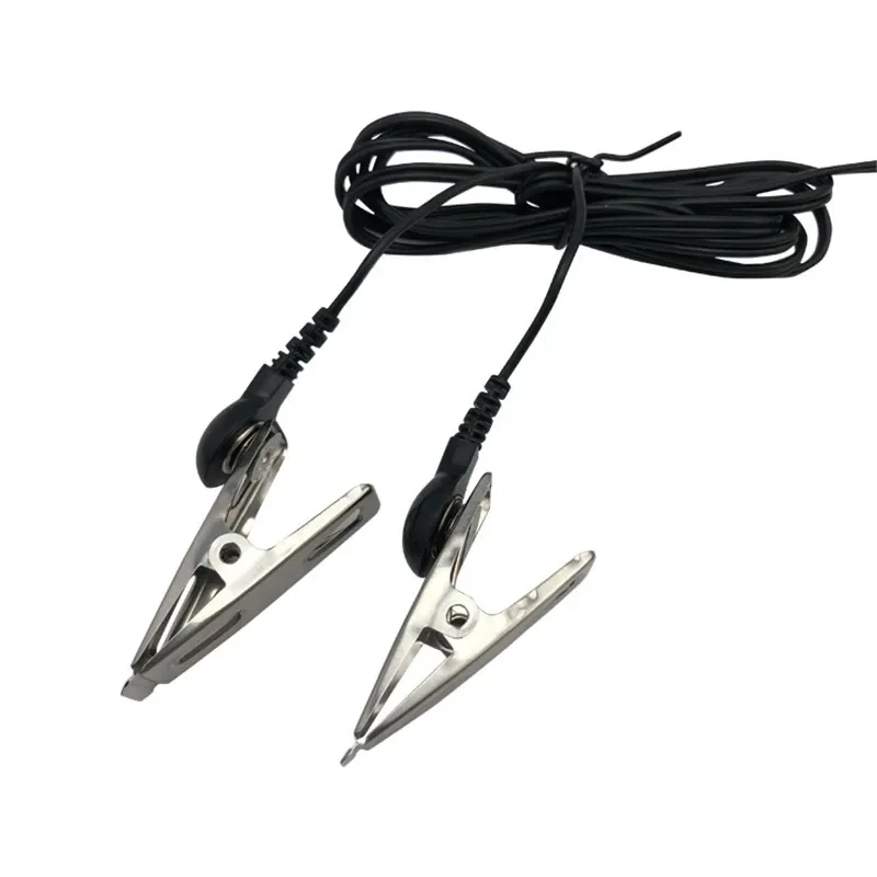 Electro Sex Toys Electric Sex Toys Accessory Electric Shock Nipple Clamps Physical Therapy Labia Clip Masturbation Pulse Full Body Massager Breast Clips