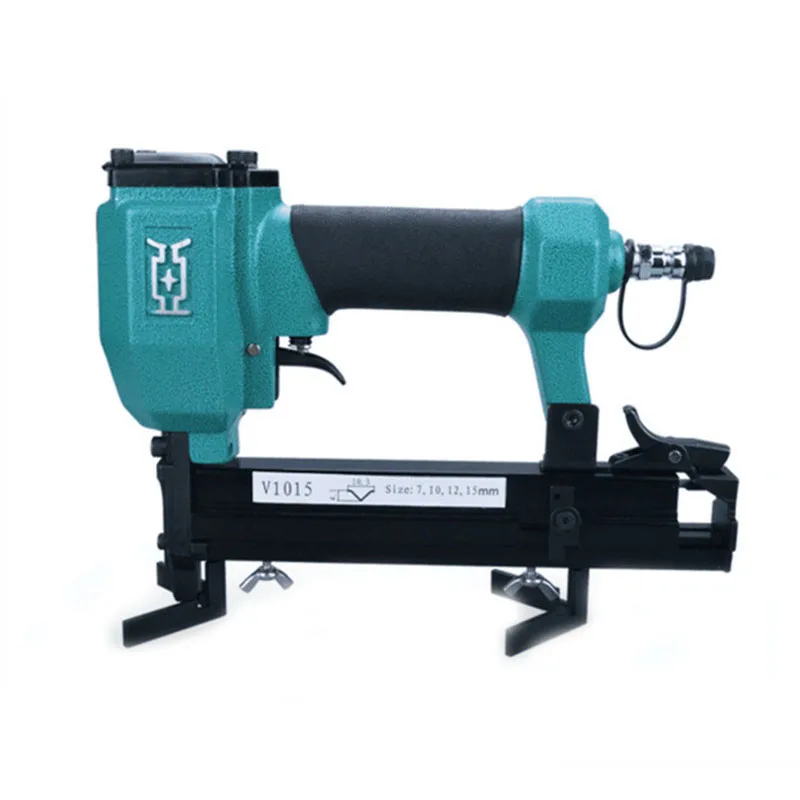 

PINTUDY Power Tool Nail Gun Pneumatic V-NAILER Joining Gun Joiner Picture Frame Joiner V1015 Power Tool Accessories 2023 New