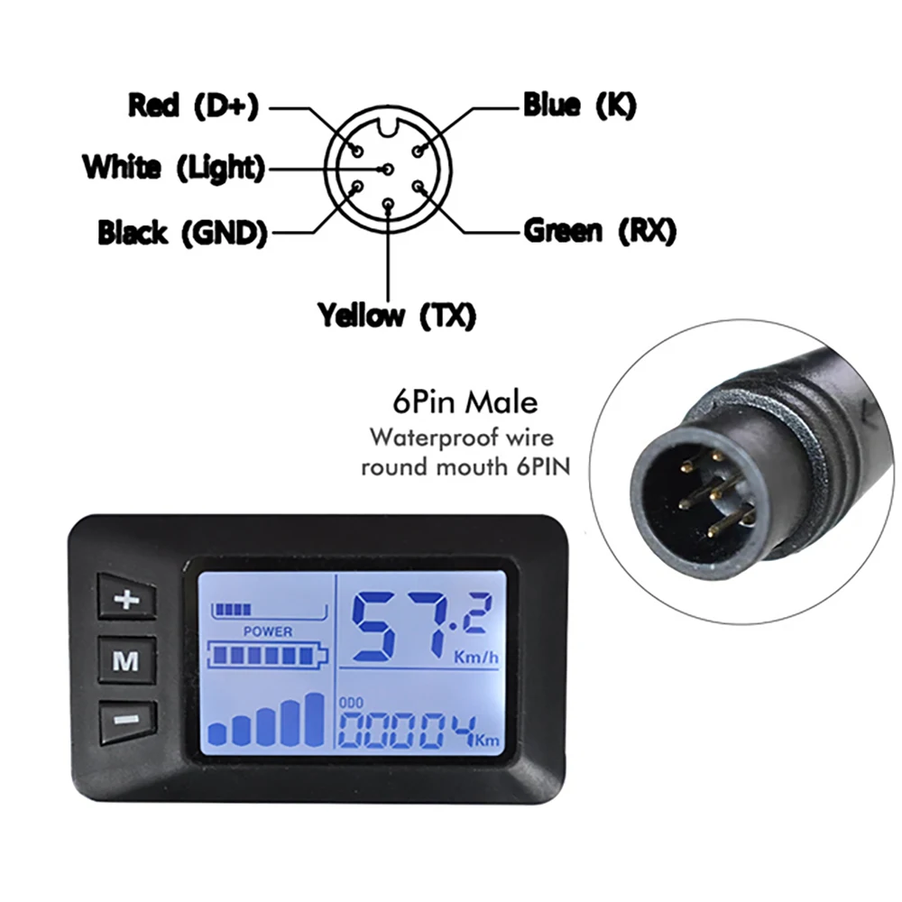 Elektrische Scooter Onderdelen Reparatie G51 Cashboard Scherm Lcd Meter Accessoire Voor Elektrische Fiets Intelligente Acesstories