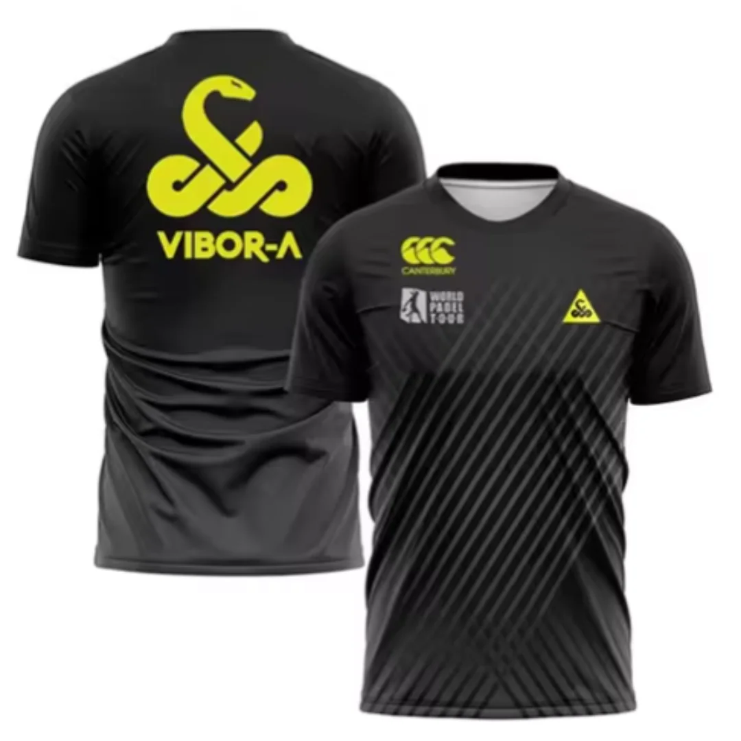 Novelty Snake Print T-Shirt Men's Outdoor Sports T-Shirt Fashionable Round Neck Tenni Training Clothe Suitable for Sports People 2