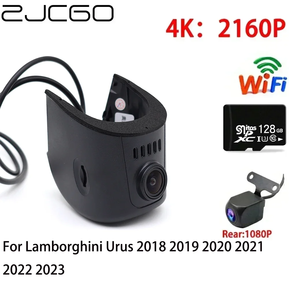 

ZJCGO 2K 4K DVR Dash Cam Wifi Front Rear Camera 2 Lens 24h Parking for Lamborghini Urus 2018 2019 2020 2021 2022 2023