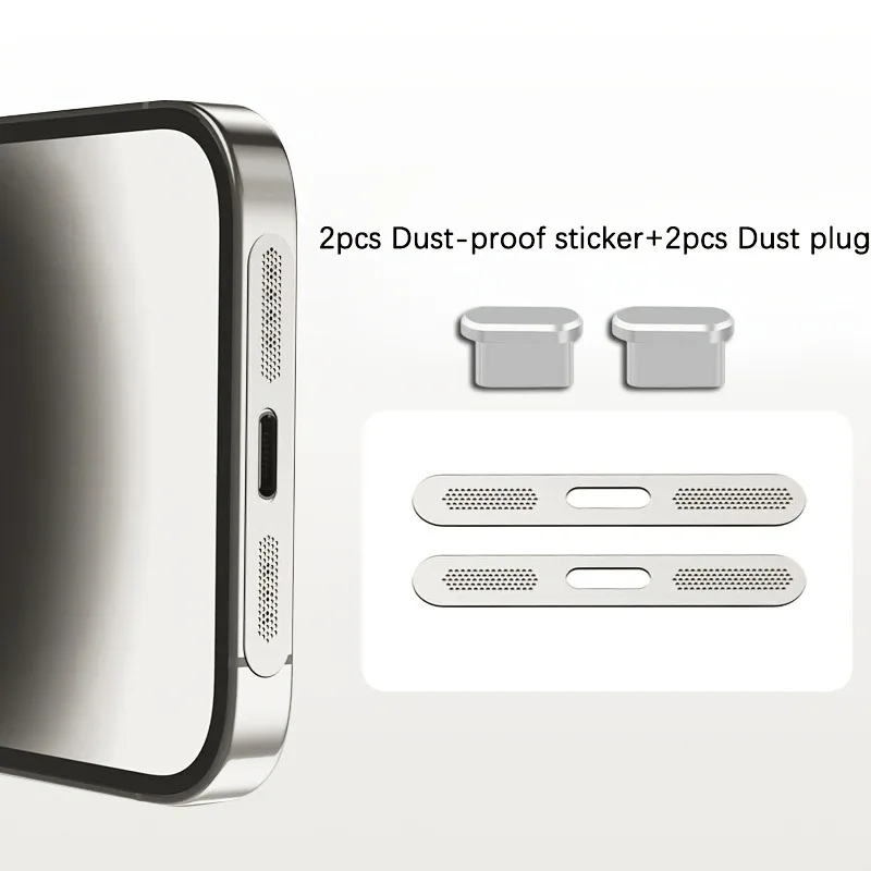 4 Stücke Metall Staubdicht Net Aufkleber Staubstecker Für iPhone 17 Pro Max 17 Pro 17 Hörer Lautsprecher Loch Anti-staub Mesh Schutz – Detail 6