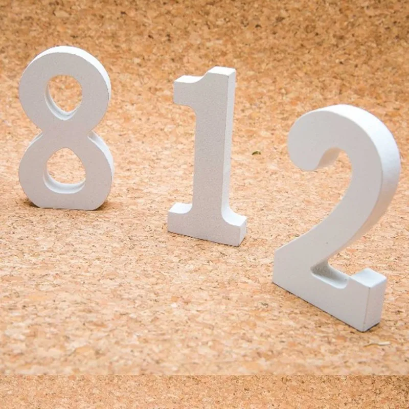 

8 см деревянные буквы с цифрами для детской фотосъемки свадебный день рождения Домашний декор