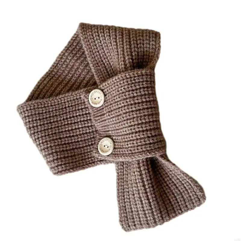 Colorful Knitted Baby Scarf for Girls & Boys Autumn Winter Children Warm Scarves 425F