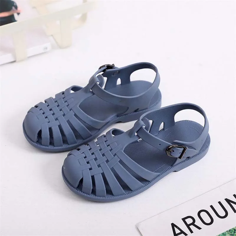 Summer Children Sandals Baby Girls Boy Toddler Soft Breathable Hollow Out Roman Shoes Kids Shoes 2022 Beach Children Slippers children's sandals near me