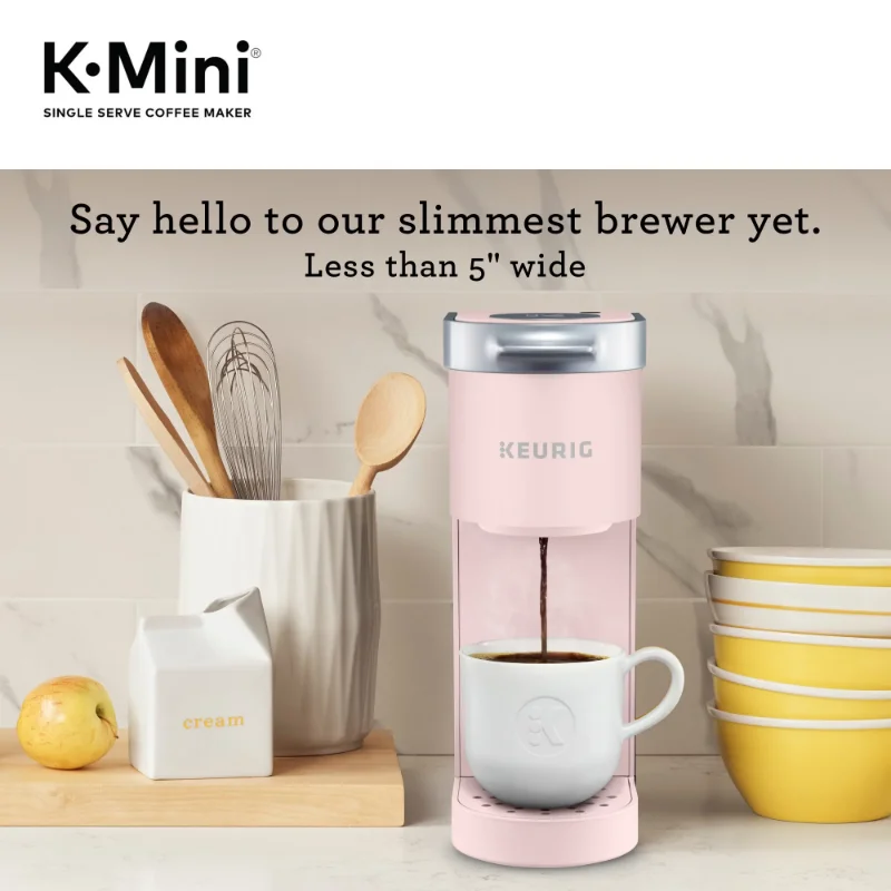 Keurig K-Mini Plus Single Serve K-Cup Pod Coffee Maker, Dusty Rose Coffee  Maker - AliExpress