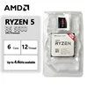 AMD Ryzen 5 5600 R5 5600 3.5 GHz 6-Core 12-Thread CPU Processor 7NM L3=32M 100-000000927 Socket AM4 New and without cooler 6