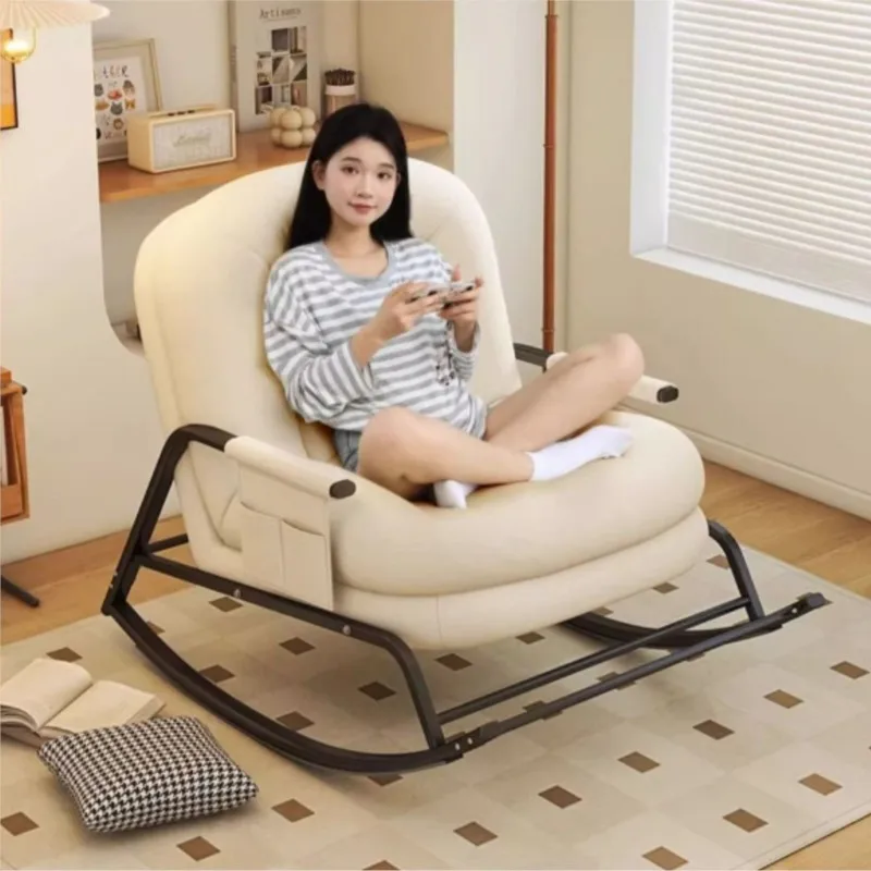 グライダーロッキングチェア オットマン付き シングルソファ レイジー