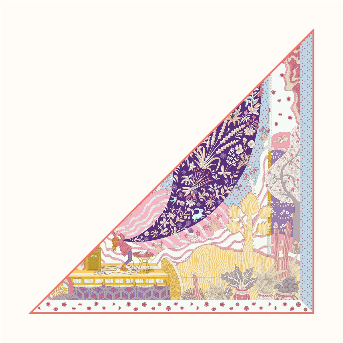

Brand Triangle Scarf Woman New Voice of the Times Twill Silk Scarves Luxury Bandana Headband Hijab Foulard Neckerchief Shawl