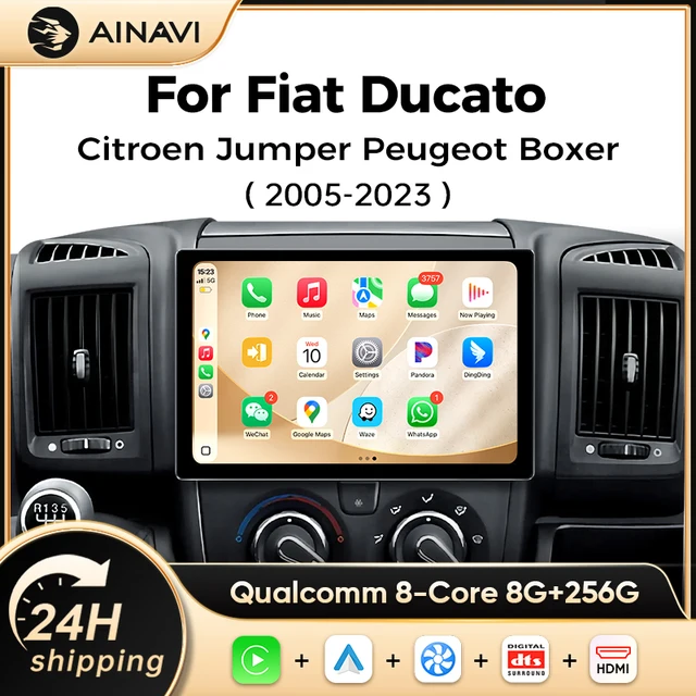 Ainavi – autoradio 11.8 pouces, pour Fiat Ducato, Citroen Jumper, Peugeot Boxer, Dodge Ram 2500, multimédia sans fil, CarPlay, Android Auto 1