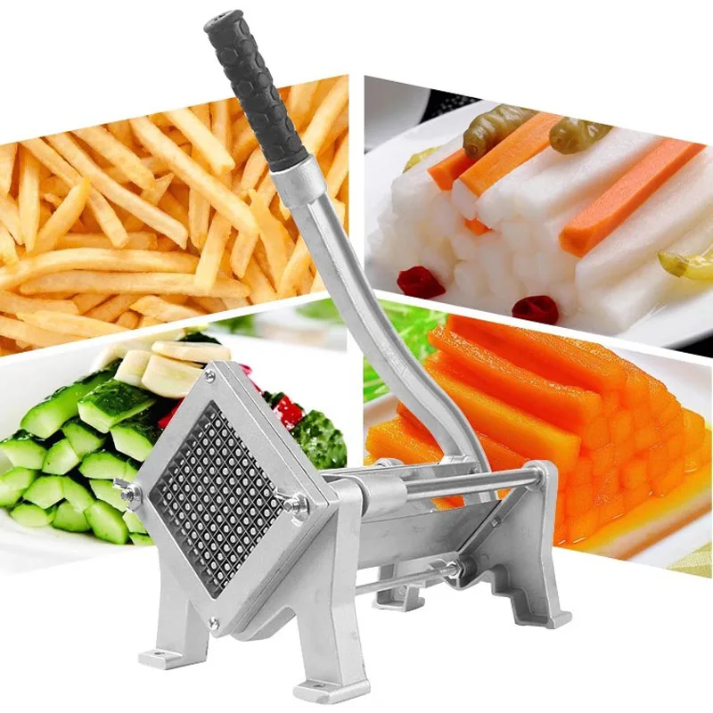 Commercial French Fry Cutter With Rudder Stock Lever Sweet Potato Cutter  Fruit Vegetable Slicer - AliExpress