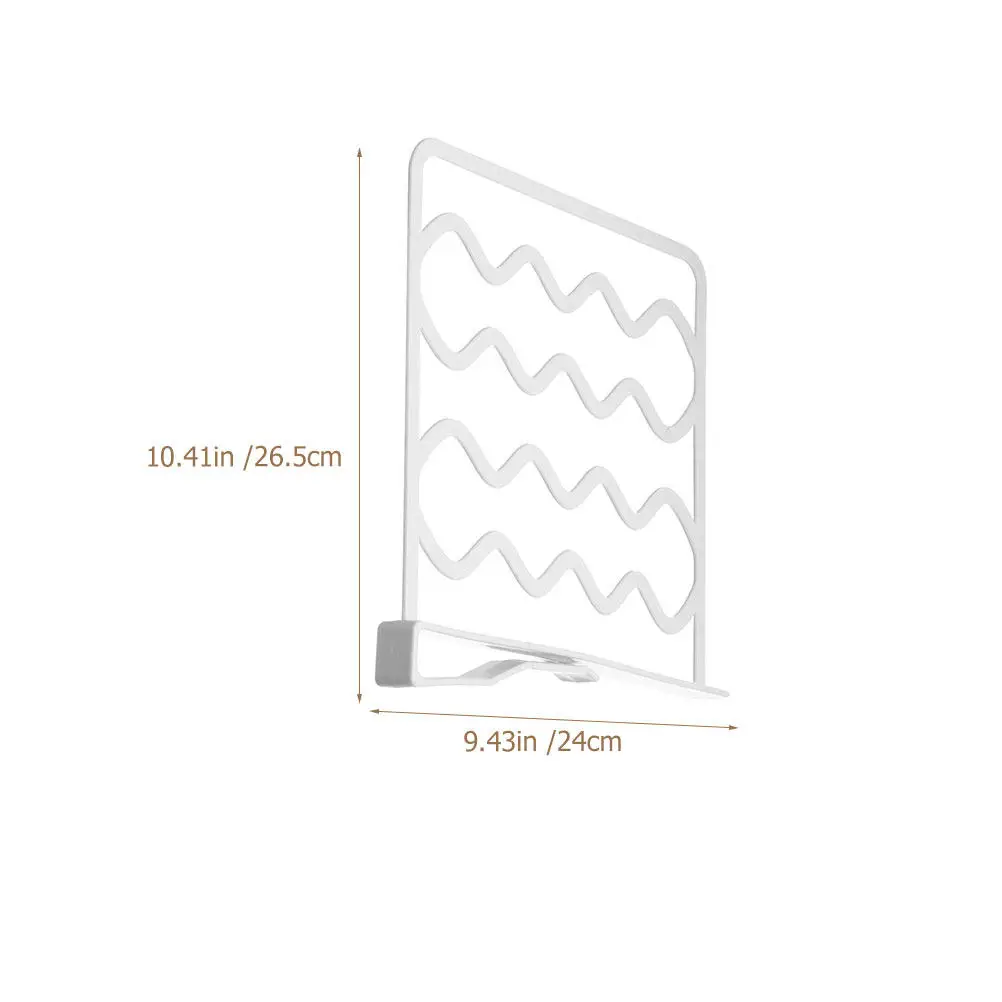 3개의 프리미엄 플라스틱 옷장 선반 디바이더, 클립 디자인으로 간편하게 설치 가능, 옷장/옷장 정리용 선반 정리대