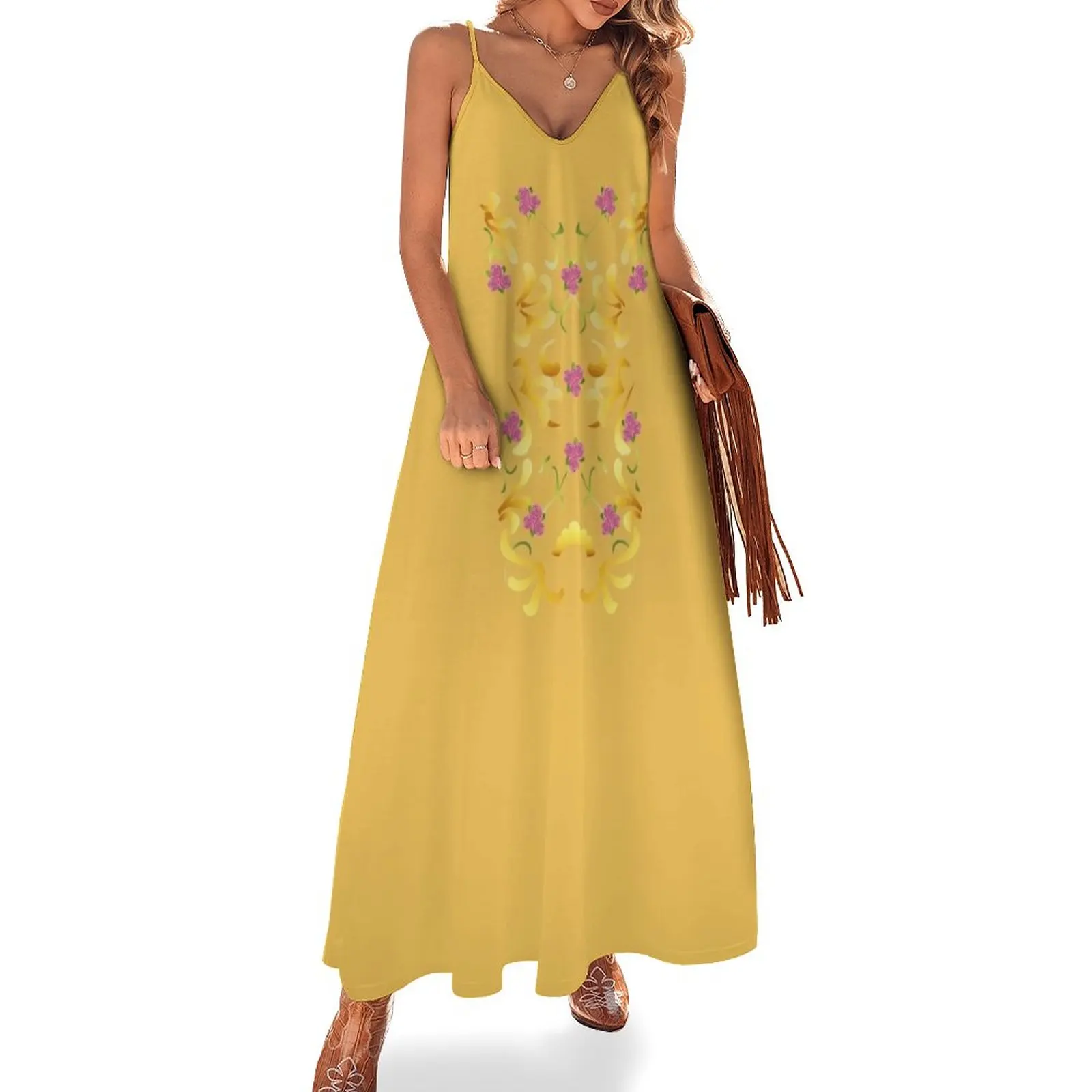 

Meadow Picnic Sleeveless Dress african dresses for woman party dress women elegant luxury