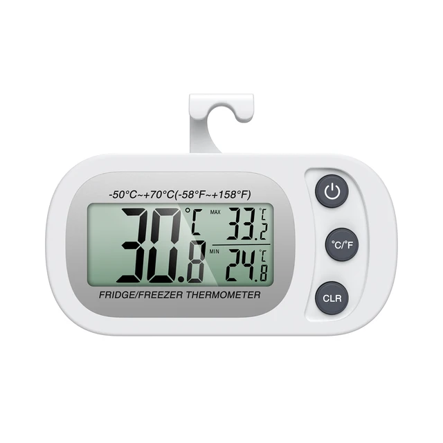 2021最新のスタイル 2 Pcs Digital Fridge Freezer Thermometer Temperature 20 To