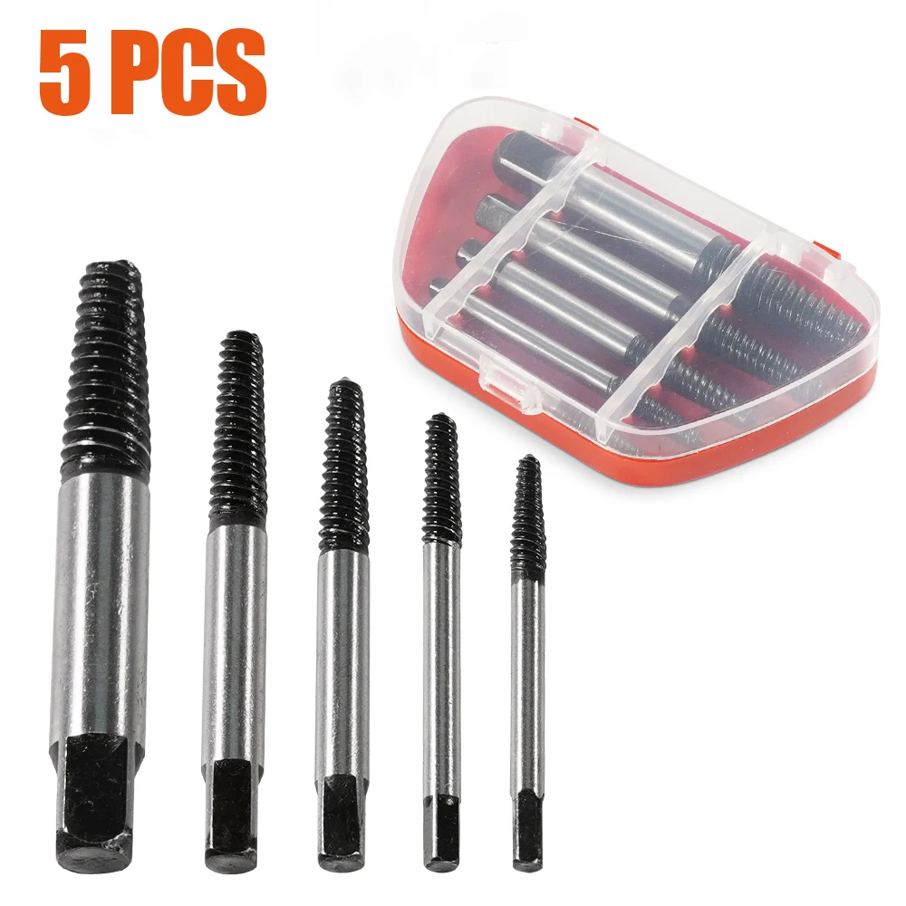 Damaged Screw Extractor Set for Broken Stripped Bolt Triangular Valve
