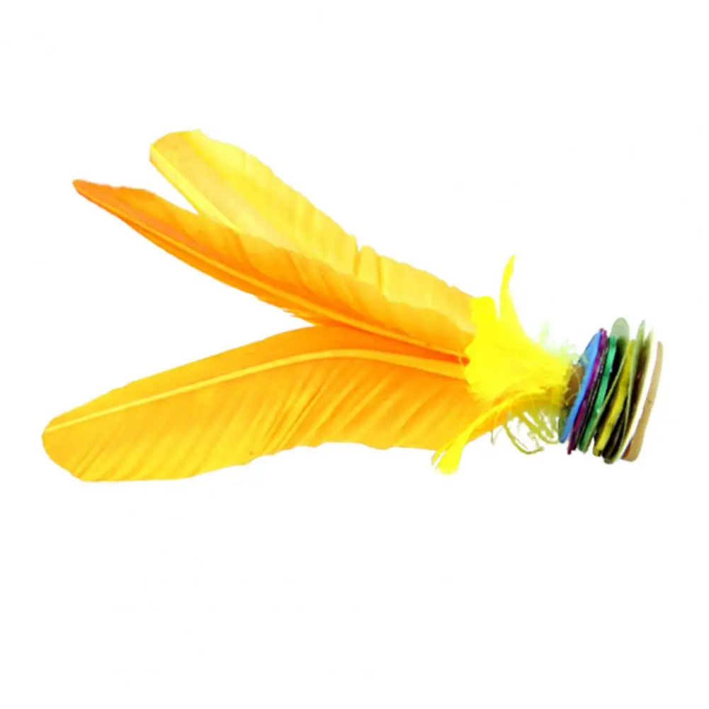 Feather China Kick Shuttlecock Footbal Foot Kick Fancy Goose Feather Shuttlecock For Physical Exercise Kicking