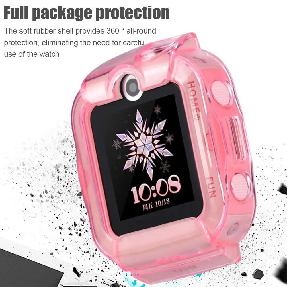 For Huawei Phone Watch 4 Pro Kids Smart Watch Protective Case Soft TPU Material Anti Drop Case Watch Frame Protection