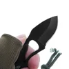 MC Mini Life-saving,Small Straight High Hardness Outdoor Knife,Gift Fruit Knife,Unpacking Tools,With Protective Cover Lanyard 5