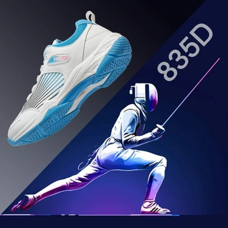 Men's and Women's Tennis Shoes Non-slip Sports Shoes Wear-resistant Table Tennis Lightweight Breathable Badminton Shoe
