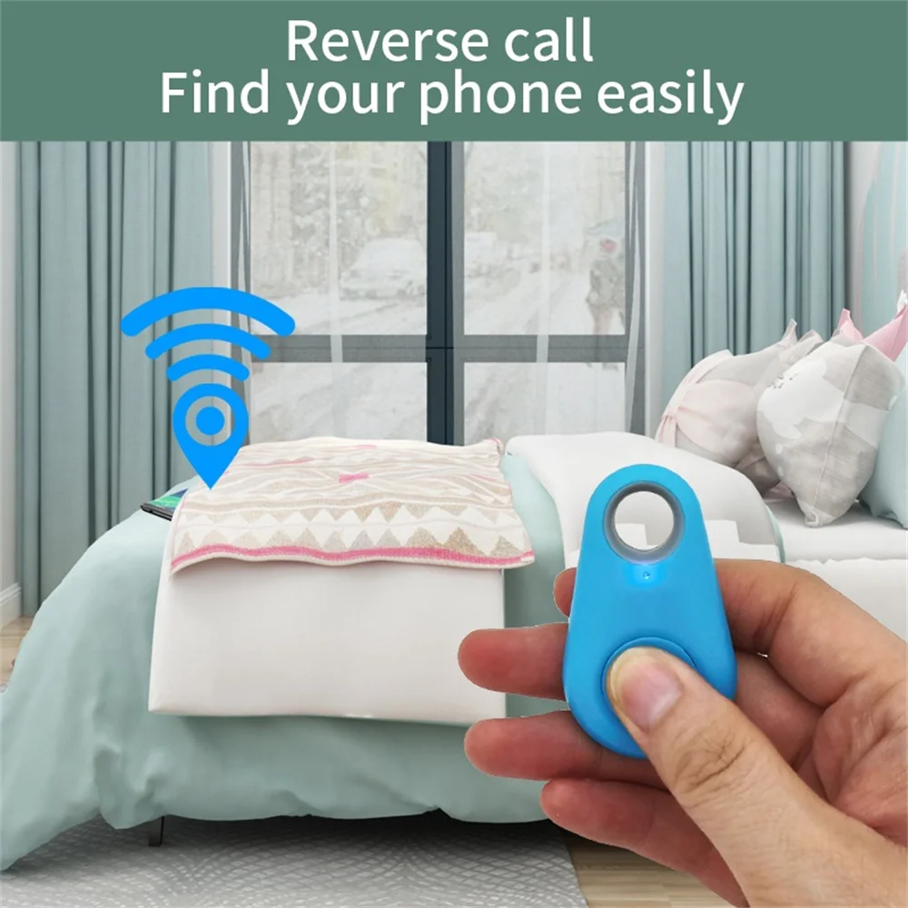 Water Drop Bluetooth GPS Alarm Key Two-Way Anti-Lost Search Cell Phones Small Animals Stocked Pet Phone Bag Anti-Lost Features