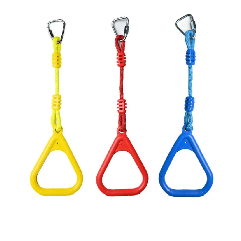 Hang Indoor Playground Outdoor Play Kit Random Color Rope Playground Climbing Ring Accessories PP Kids Monkey Swing Bars