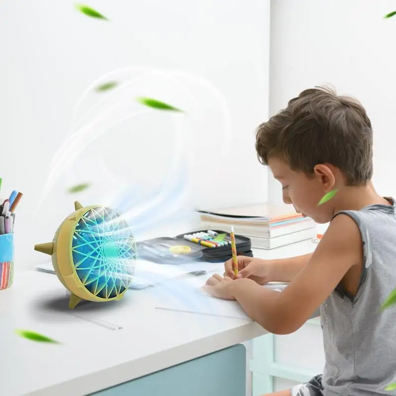 

Бесшумный Настольный вентилятор 1800 мАч, настольный вентилятор с умным датчиком, маленький вентилятор с USB-зарядкой и 3 скоростями потока воздуха, Умный вентилятор со стандартным циркулятором воздуха