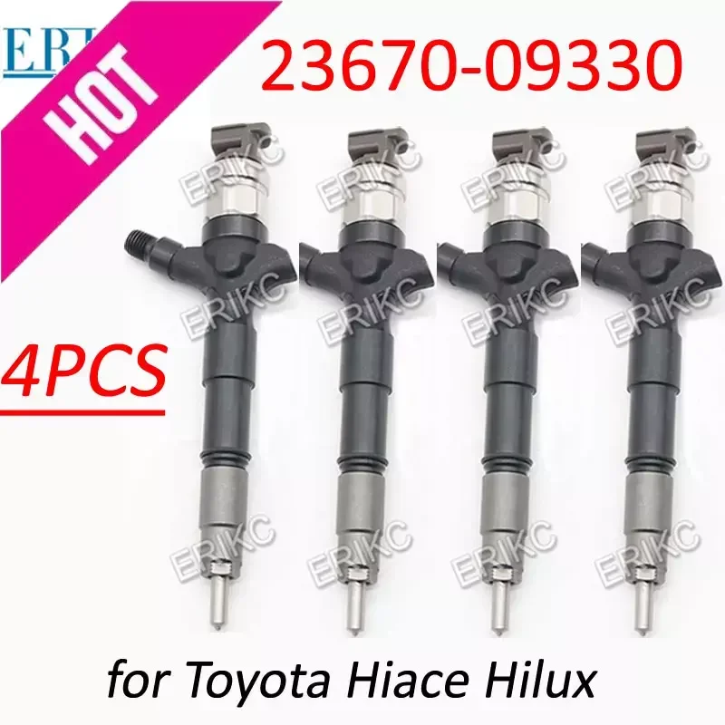 

for DENSO 23670-09330 Toyota Hilux 2367009330 Common Rail Injection Nozzle 23670 09330 Truck Diesel Parts Injector Set 4pcs