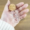 50PC 20ml Min Cute Glass Bottles with Corks Small Glass Jars Vials Gift Bottles Factory Wholesale 37x40x27mm 4