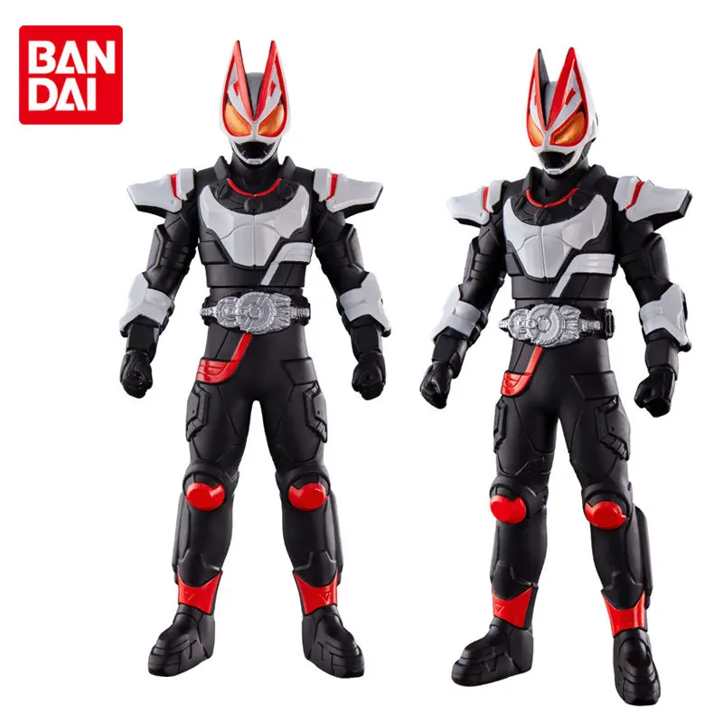 

Bandai Original Rider Hero Series Kamen Rider GEATS Magnum Boost Form Soft Dolls Anime Action Figures Toys for Boys Kids Gifts