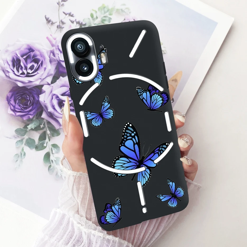 Floral Butterfly Design Soft TPU Phone Case