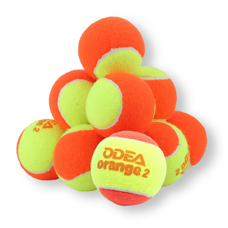12/24/36Pcs ODEA Tennis Balls for Kids Beginners Training Ball with Bag for Age Over 7 Tenis Bola Beach Tennis Sports