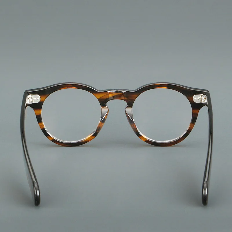 KLAR Marke Optische Brillen Rahmen Männer Frauen Vintage Gläser Acetat Brillengestell Für Männliche Anpassbare Rezept Objektiv – Detail 9