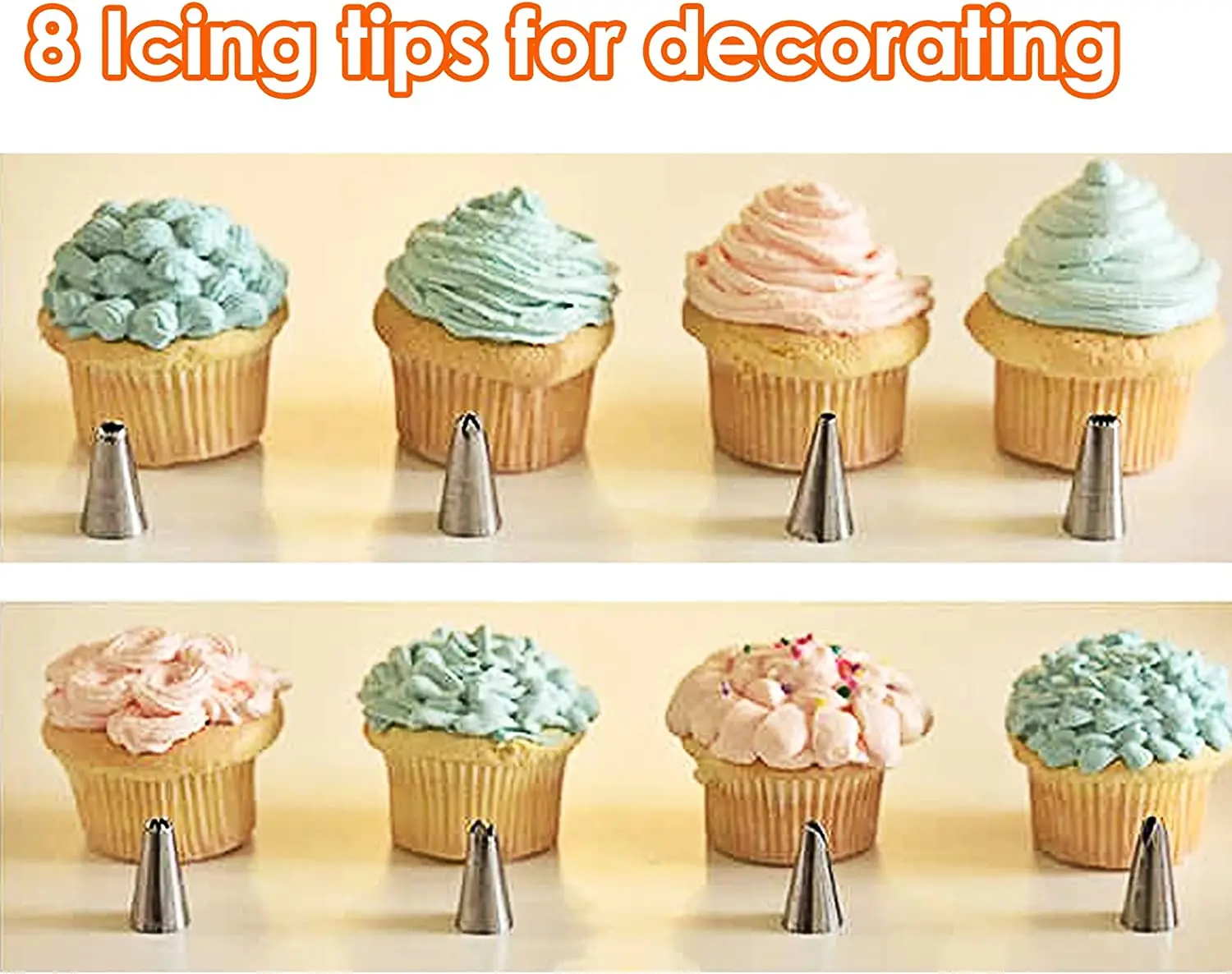Fancy Nozzle Cake Mold Extrusion Cream Baking Tool Stainless Steel Shaped Cookies Making Set