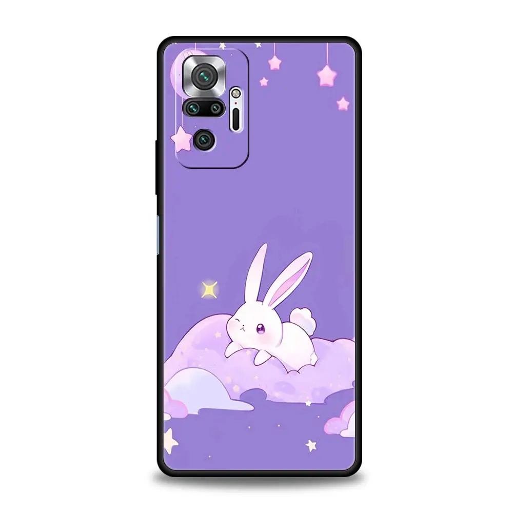 Cute Colorful Rabbit Soft Phone Case