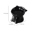 Black Cat Bowl Amazon Ceramic Cat Bowl Pet Bowl Pet Supplies Cat Bowl Dog Bowl Macaron Color New Cat and Dog Universal Pet Bowl 6