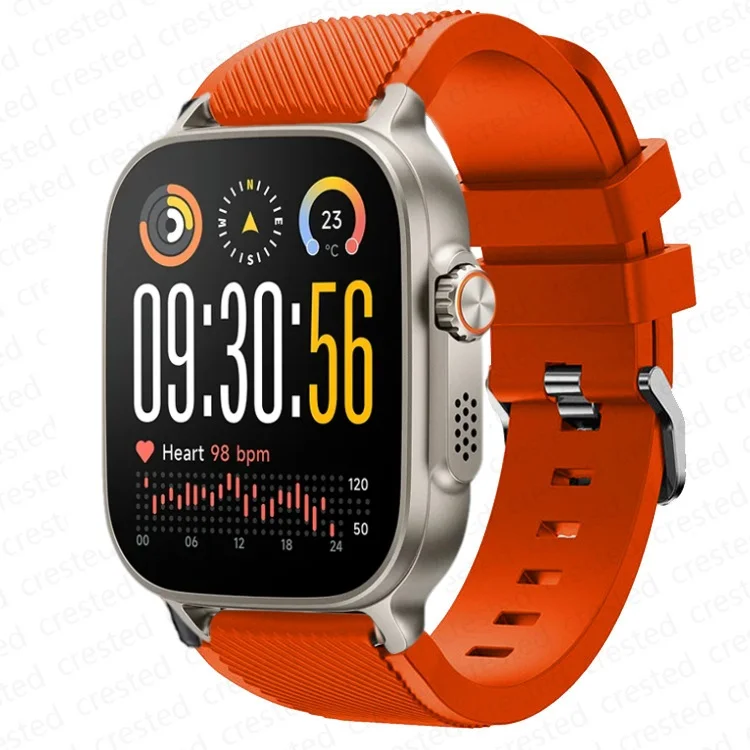 Sport Silicone Band Replacement Bracelet - Premium 22mm Watch Strap