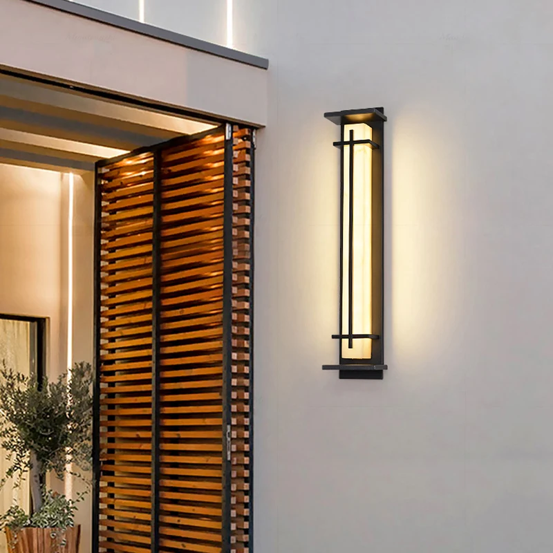Led Outdoor Wall Lighting IP65 Waterproof 110V 220V Exterior wall Porch Balcony Stainless steel Garden Terrace courtyard Lamp