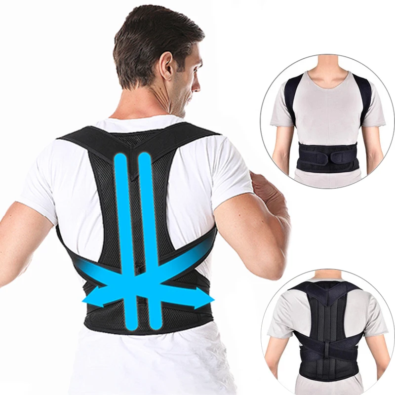 

Kembali Dukungan Postur Koreksi Kemeja Adjustable Postur Korektor Kembali Nyeri Kembali Relief Back Support Belt Pria Wanita