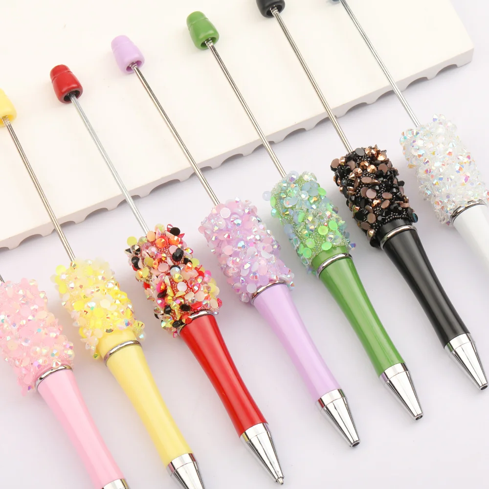 Cordial Design 30Pcs 16*149MM Jewelry Findings & Components/Beadable Pen Findings/Cute Plastic Pens/DIY Beaded Pen Accessories - cordial