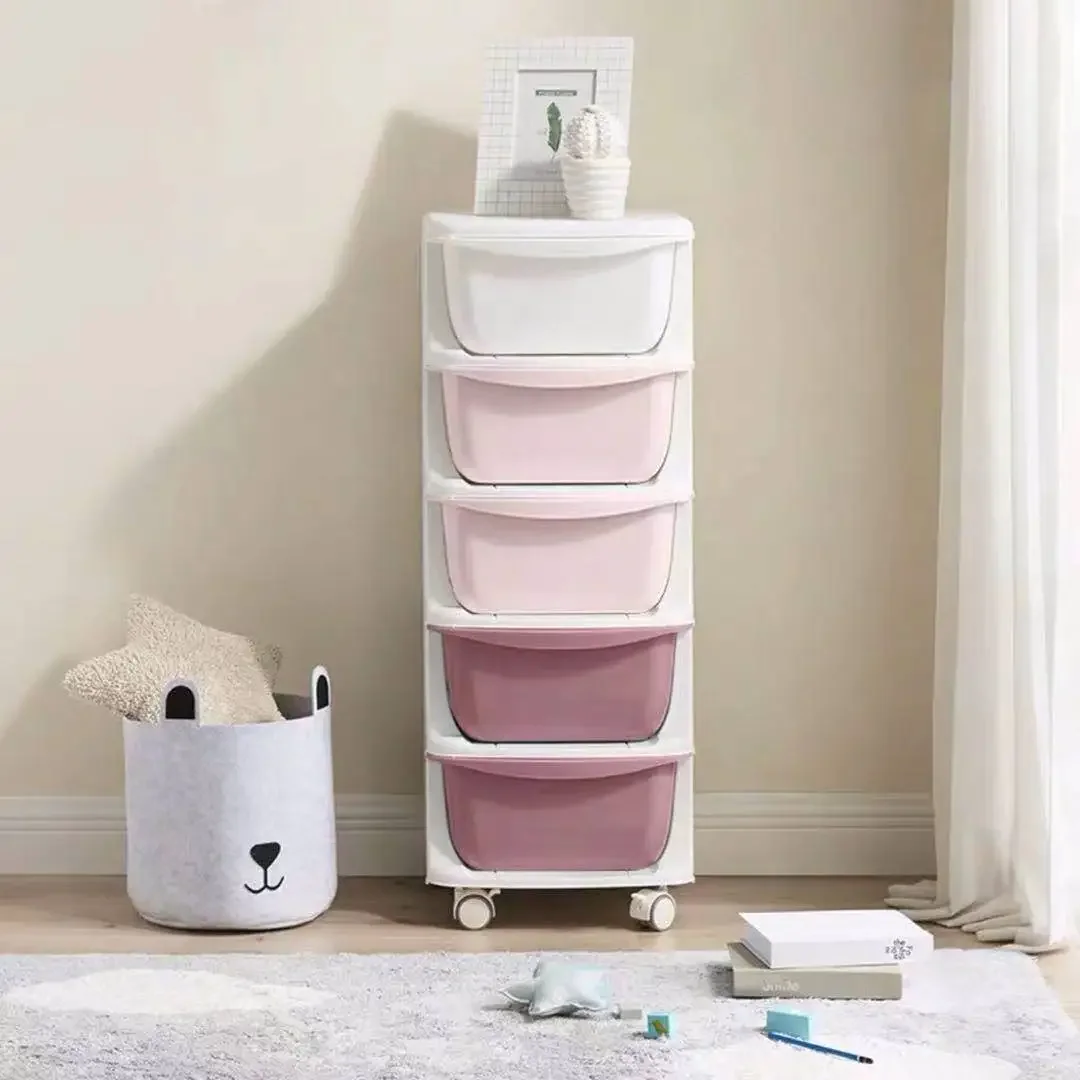 пластиковый комод Children's Toy Rack Drawer Storage Cabinet шкаф для игрушек Plastic Bedroom Bedside Box Kid Armario Infantil