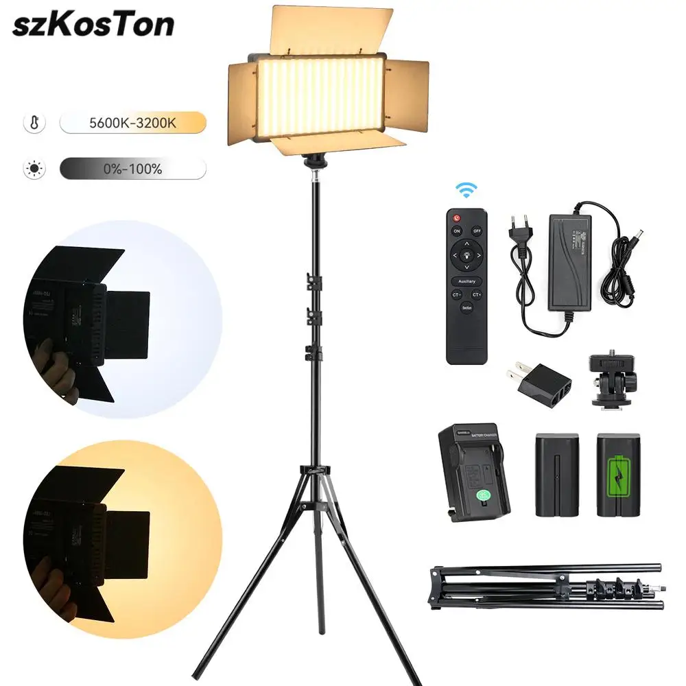 

LED Photo Studio Light Video Lighting Photo Studio Kits Portable Video Photography Lamp for Tiktok Youbute Game Live