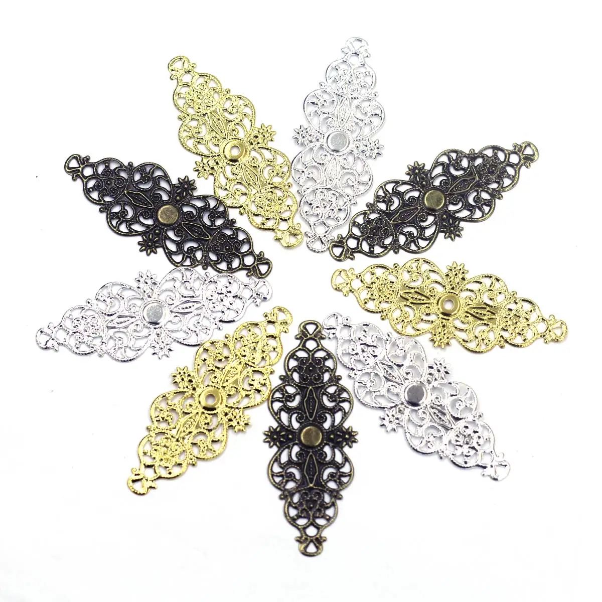 Filigree Wraps Connectors Metal Craft Scrapbooking Metal Connector
