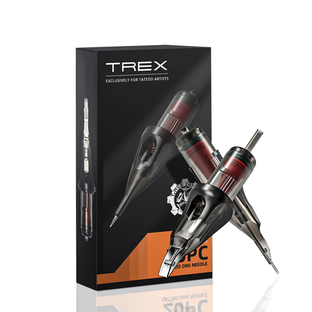 T-Rex NB Revolution Tattoo Cartridge Mix Round Liner Shader Curved magnum Tattoo Needles 1rl 3rl 5rl 7rl 9rl 11rl 7rm 9rm 13rm tattoo needles