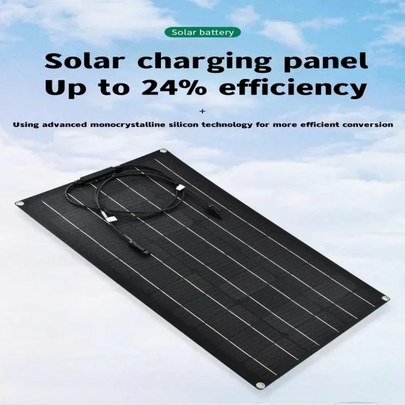 2000w1500w1000w500w Super Power Solar Panel Suitable For RV Boat Car Household Camping 18V 36V Battery Charger Solar Panel Kits