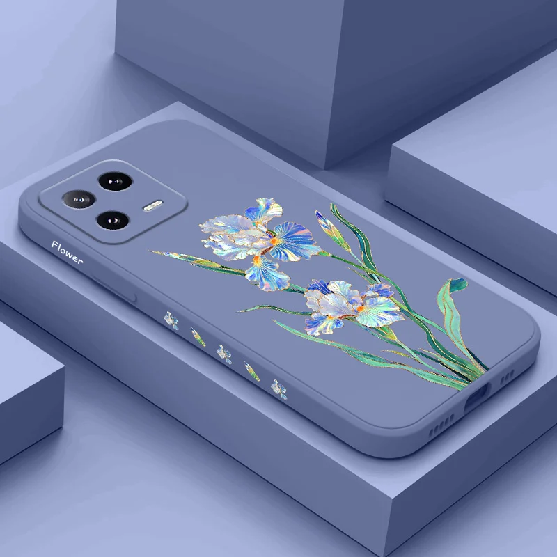 Messenger Flower Phone Case - Liquid Silicone Design