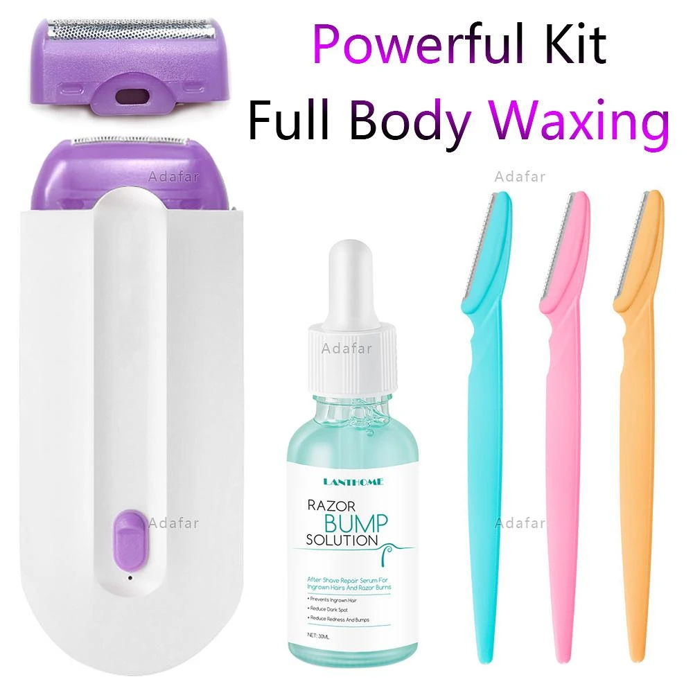 Permanent Hair Removal Depilator Body Bikini Sideburns Underarms Shaver