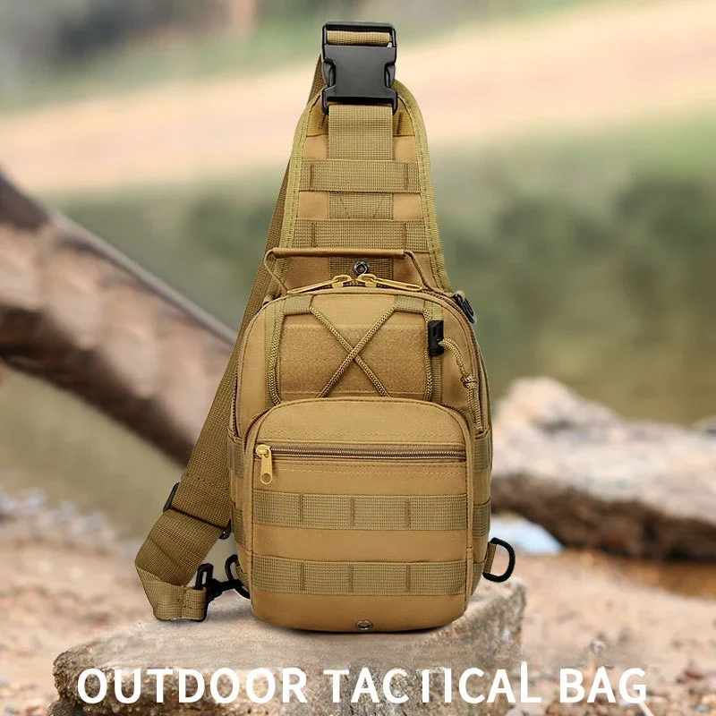 Men&rsquo;s Oxford Crossbody Bag Military Rising Chest Bag Single Shoulder Korean Version Small Backpack Casual Waist