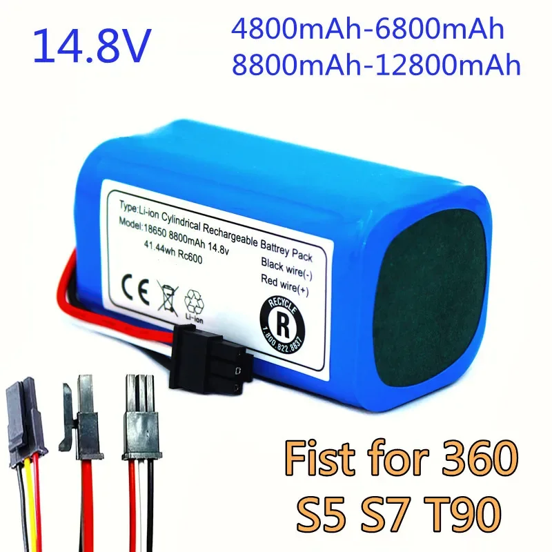 Nova Bateria do Aspirador do Robô Bateria do Aspirador do Robô 360 s5 s7 T914.8 v 6800mah 100 Novo - Image 6